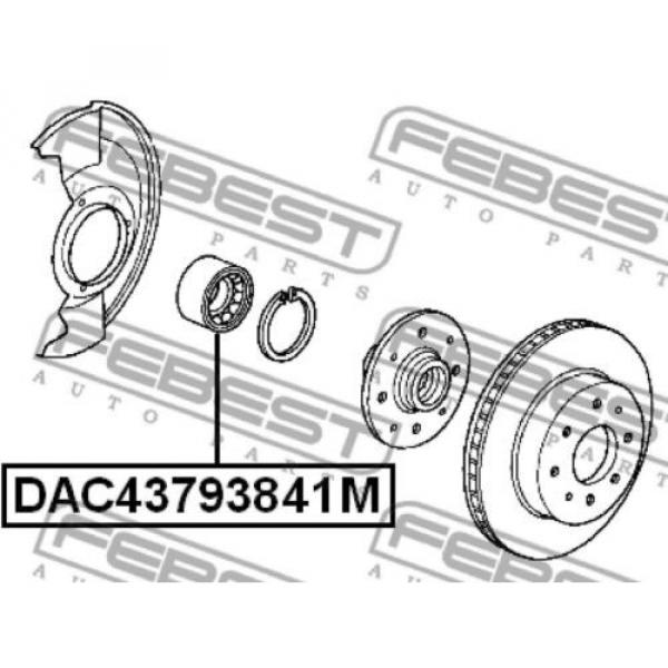 Front Wheel Bearing 43X79X38X41 For Honda Fit Shuttle Gg7 (2011-2014) #2 image