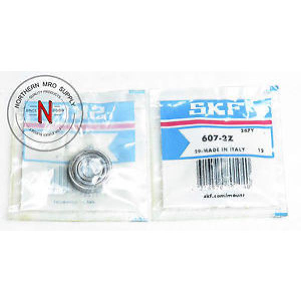 SKF 607-2Z DEEP GROOVE BALL BEARING, 7mm x 19mm x 6mm, FIT C0, DBL SEAL #1 image
