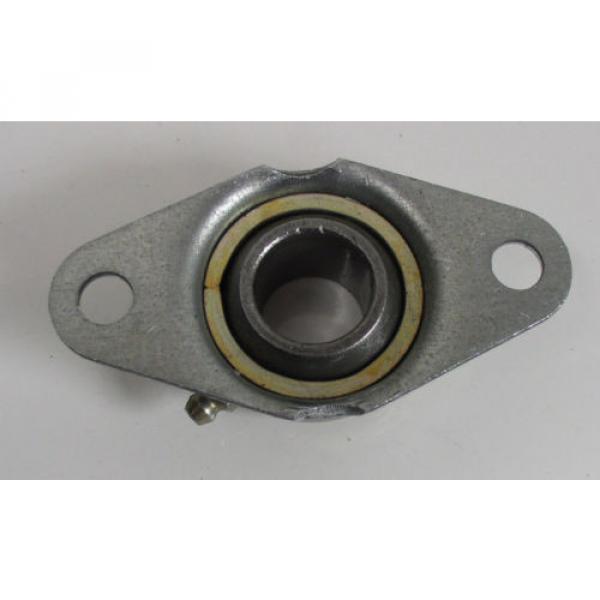 Triangle Mfg .8930&#034; Shaft HD Side Flange Mounted Bearing w/ Grease Fitting #2 image