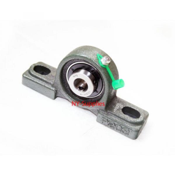 High Quality 1/2&#034; UCP201-8 Pillow Block Bearing with Greese Fitting (Qty 4)+20 #4 image