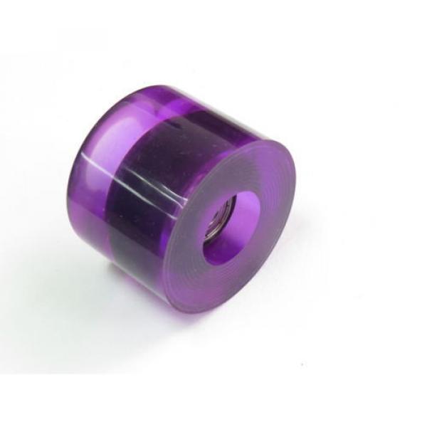 4x set 60mm 78a Purple Roll Wheels fit for Longboard Skateboard with bearing #5 image