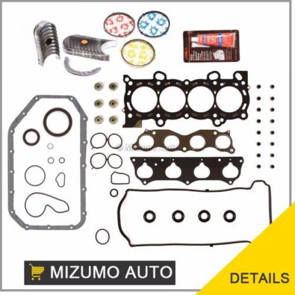 Fit 02-06 Honda CR-V 2.4 DOHC K24A1 Full Gasket Set Bearings Piston Rings #1 image
