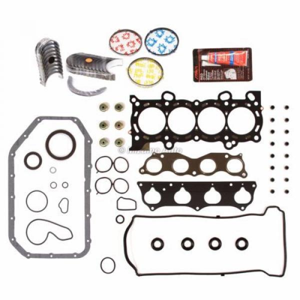 Fit 02-06 Honda CR-V 2.4 DOHC K24A1 Full Gasket Set Bearings Piston Rings #2 image