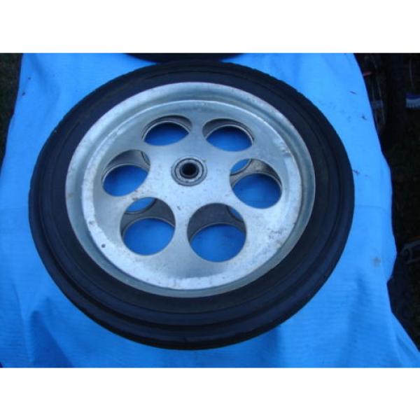 Steel ball bearing Wheels 12 inch lawnmower cart fit Troybilt and others project #5 image