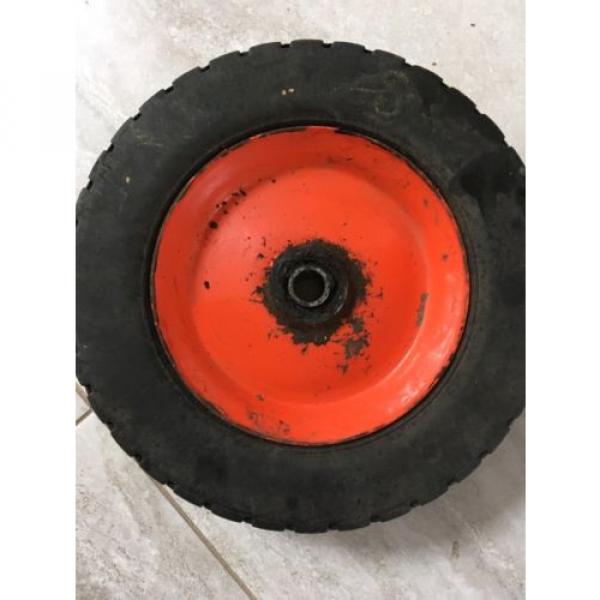 Lawn Boy 8&#034; Steel Ball Bearing Wheel Commercial with Grease Fitting USED #1 image