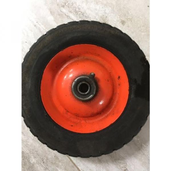 Lawn Boy 8&#034; Steel Ball Bearing Wheel Commercial with Grease Fitting USED #2 image