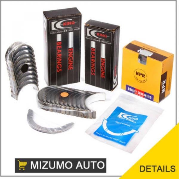Fit 99-03 Mazda 626 MX6 Protege Protege5 2.0 FS Piston Rings Main Rod Bearings #1 image