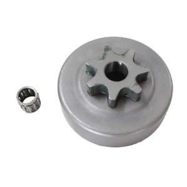 .325&#034;-7 Clutch Drum Sprocket + Clutch Cover Bearing fit for Stihl #1 image