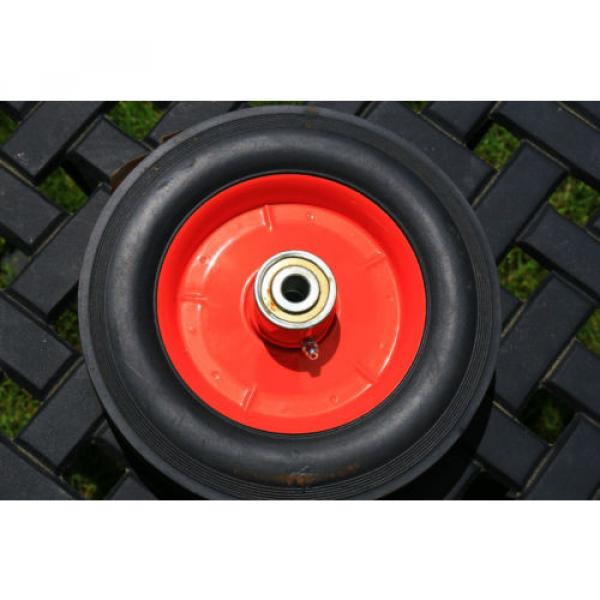 Lawn Boy 8 in. Steel Ball Bearing Wheel;  2 Commercial with Grease Fittings #1 image