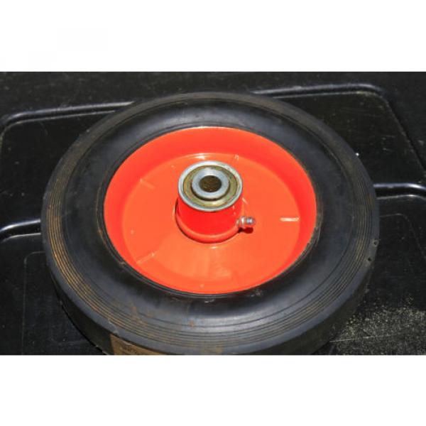 Lawn Boy 8 in. Steel Ball Bearing Wheel;  2 Commercial with Grease Fittings #3 image