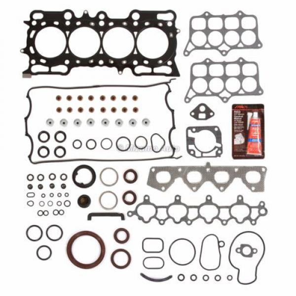 Fit Full Gasket Set Main Rod Bearings Piston Rings 97-01 Honda Prelude 2.2 H22A4 #3 image
