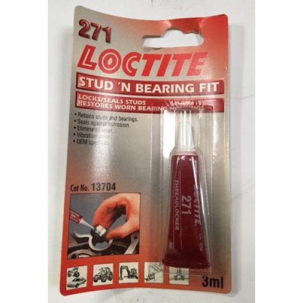 Loctite 271 Stud N Bearing Fit,locks &amp; seals studs (3 ml) #1 image