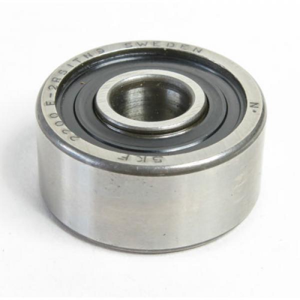 SKF 2200 E-2RS1 SELF-ALIGNING BALL BEARING, 10mm x 30mm x 14mm, FIT C0, DBL SEAL #2 image
