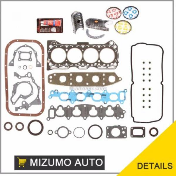 Fit 92-01 Suzuki GEO Chevrolet 1.6 G16KV Full Gasket Set Bearings Piston Rings #1 image