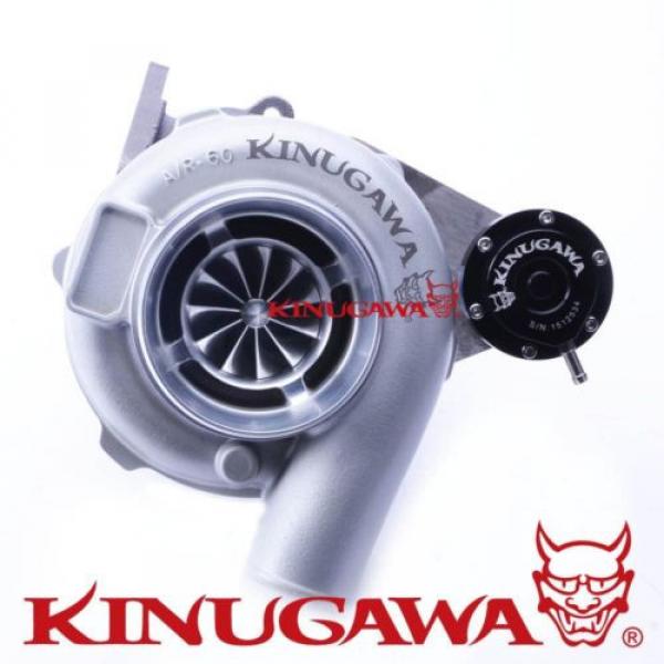Kinugawa Ball Bearing Turbo 4&#034; GTX3076R fit SUBARU WRX STI 60/84Trim A/R .64 #3 image