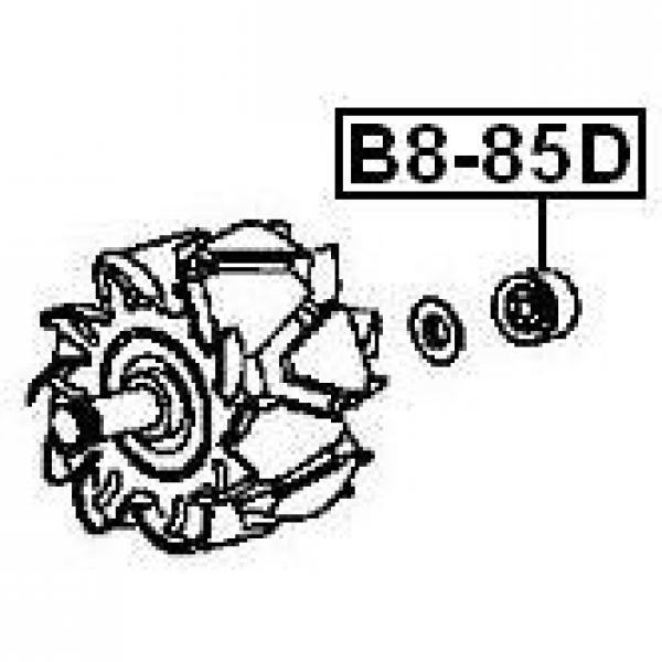 Alternator Bearing Tolerance Ring For 2007 Honda Fit (USA) #2 image