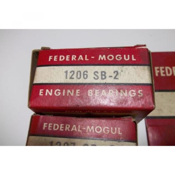Federal Mogul Main Bearings &amp; Thrust Washers. ( Think Fit 1951-1955 Kaiser) #3 image