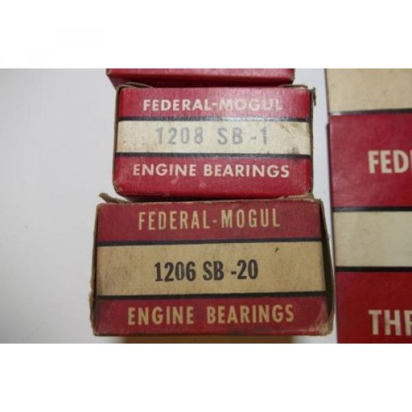 Federal Mogul Main Bearings &amp; Thrust Washers. ( Think Fit 1951-1955 Kaiser) #5 image