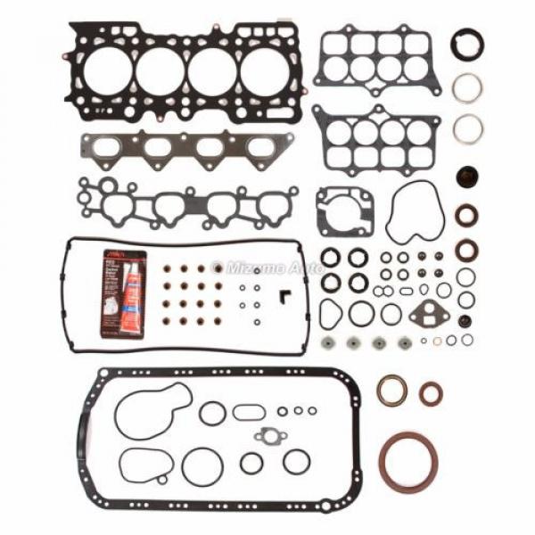 Fit Full Gasket Set Main Rod Bearings Piston Rings 92-96 Honda Prelude H23A1 #3 image