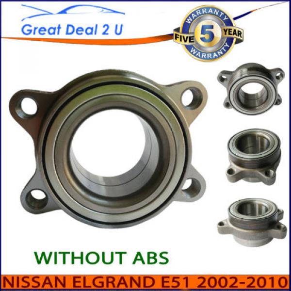 New Front Wheel Hub Bearing fit for NISSAN ELGRAND E51 2002-2010  without ABS #1 image