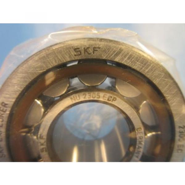 SKF NU 2305 ECP Cylindrical Roller Bearing, Single Row (FAG, NTN, NSK) #2 image