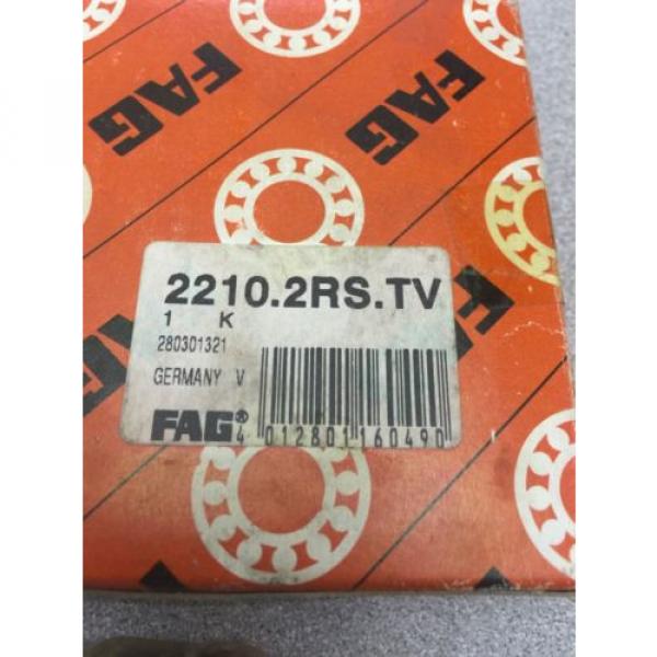 NEW IN BOX FAG ROLLER BALL BEARING 2210.2RS.TV #2 image