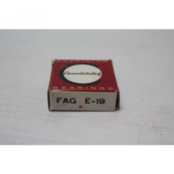 Consolidated FAG E-19 Ball Bearing New #1 image