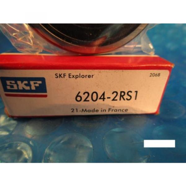 SKF 6204 2RS1,Deep Groove Roller Bearing(=2 Fafnir Timken 204,FAG 2RSR, NSK NTN) #2 image