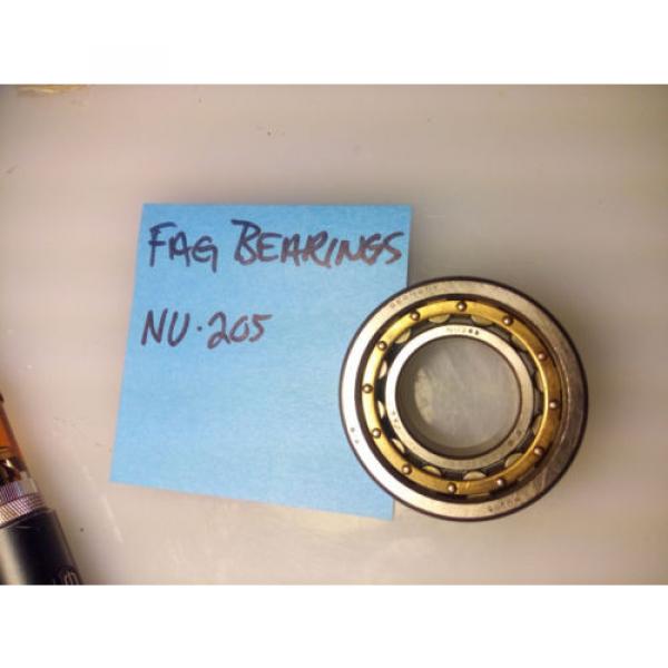 FAG NU205E.M1.C3 Cylindrical Roller Bearing - Removable Inner Ring (2 PIECE) #3 image