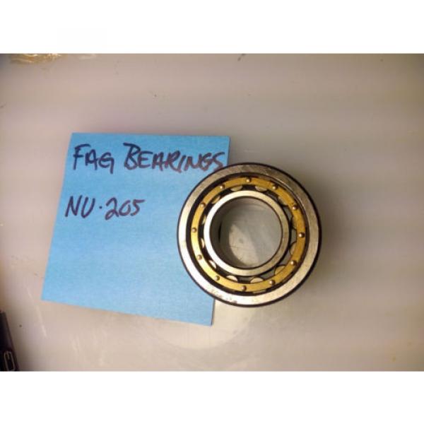 FAG NU205E.M1.C3 Cylindrical Roller Bearing - Removable Inner Ring (2 PIECE) #4 image
