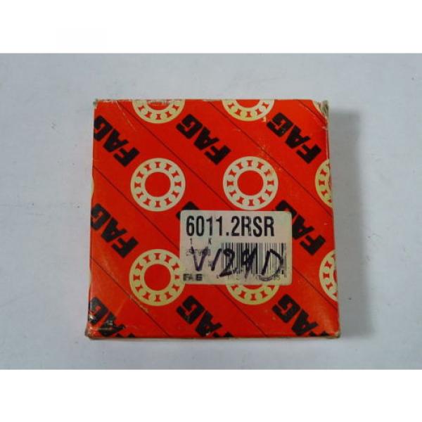 FAG 6011-2RSR Double Sealed Ball Bearing ! NEW ! #1 image