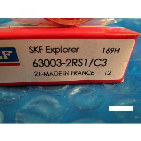 SKF 63003-2RS1 C3. Single Row Radial Bearing, (=2 FAG) #2 image