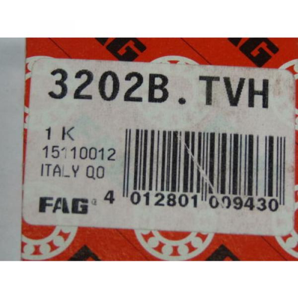 Fag 3202B.TVH Double Row Ball Bearing 15mm ID ! NEW ! #3 image