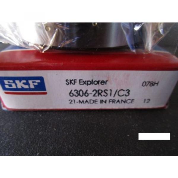 SKF 6306 2RS1 C3, Single Row Bearing VV(=2 NSK,NTN,FAG 2RSR,Timken Fafnir 306PP) #2 image