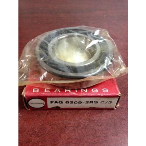 NEW CONSOLIDATED FAG  BEARING 6209-2RS C/3 62092RS C/3 #1 image