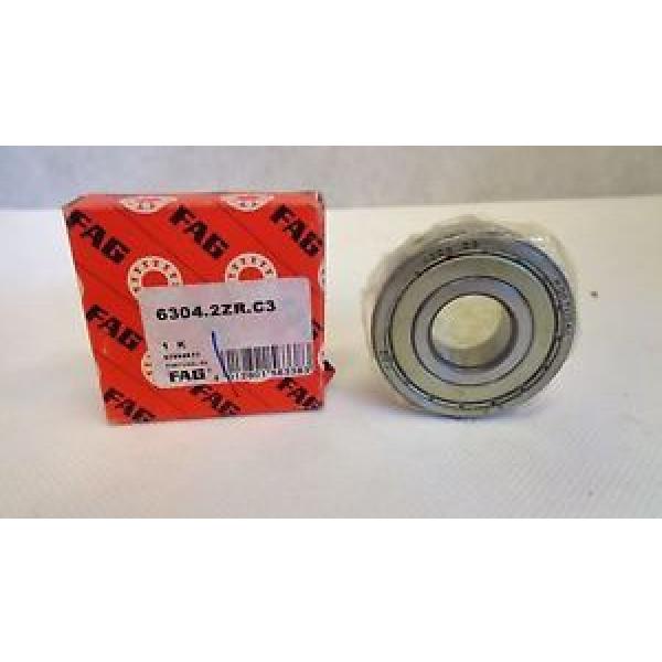 NEW IN BOX FAG 6304.2ZR.C3 BALL BEARING - SEALED #1 image