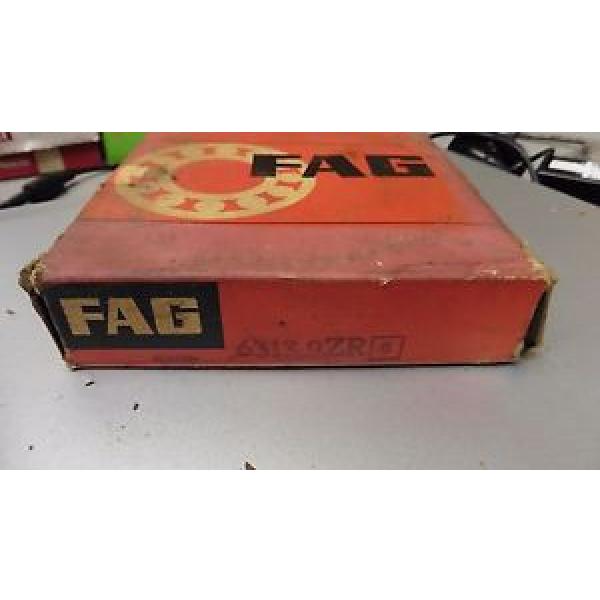 NEW OLD STOCK DISTRESSED BOX FAG 6313A.2Z SHIELDED BOTH SIDES BALL BEARING #1 image