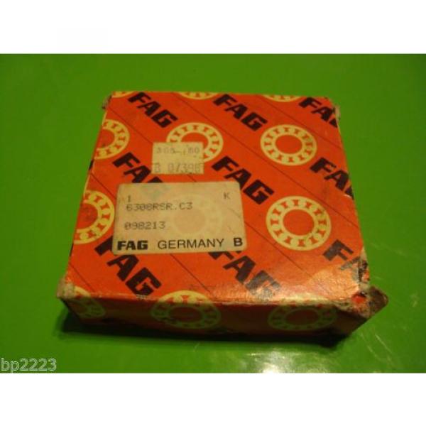 DEEP GROOVE FAG SEALED BEARING 6308-RSR-C3, 6308RSR.C2, 098214, 40X90X23MM NEW #1 image