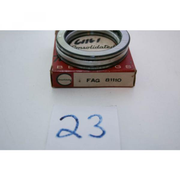 &#034;NEW  OLD&#034; Consolidated / FAG  Thrust Ball Bearing 81110 #2 image