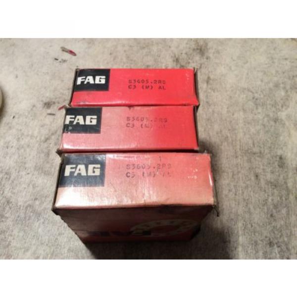 3-FAG-bearing ,#S3605.2RS ,FREE SHPPING to lower 48, NEW OTHER! #1 image