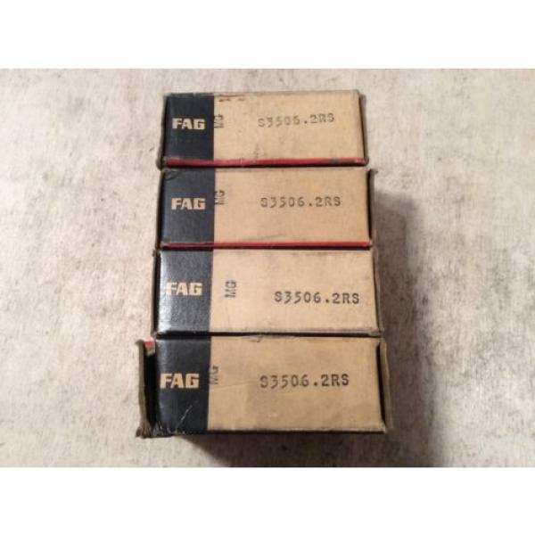 4-FAG /Bearings #S3506.2RS,30 day warranty, free shipping lower 48! #1 image