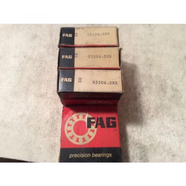 4-FAG /Bearings #S3506.2RS,30 day warranty, free shipping lower 48! #2 image