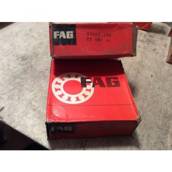 2-FAG-bearing ,#S3605.2RS ,FREE SHPPING to lower 48, NEW OTHER! #3 image
