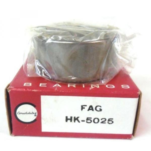CONSOLIDATED PRECISION Bearings, FAG HK-5025, NEW IN BOX #1 image