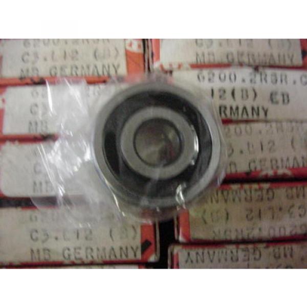 20PCS FAG 6200 2RSR C3 Bearings DOUBLE SEALED SAME AS  6200-2RS NEW IN BOXES #3 image