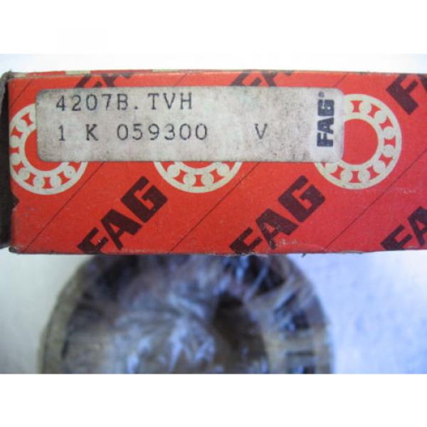 FAG 4207B.TVH Double Row Ball Bearing 35mm x 72mm x 23mm Made in Germany #2 image