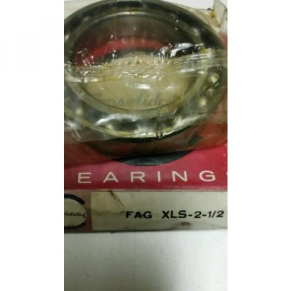 2-CONSOLIDATED PRECISION Bearings FAG XLS 2 1/2 AND 1641 2RS #2 image