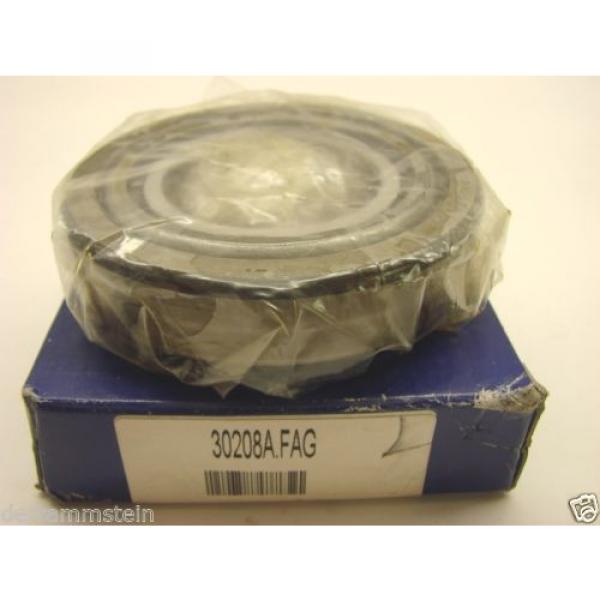 FAG 30208A Tapered Roller Bearing Cone and Cup Set 40mm X 80mm X 19.75mm  Y60 #1 image