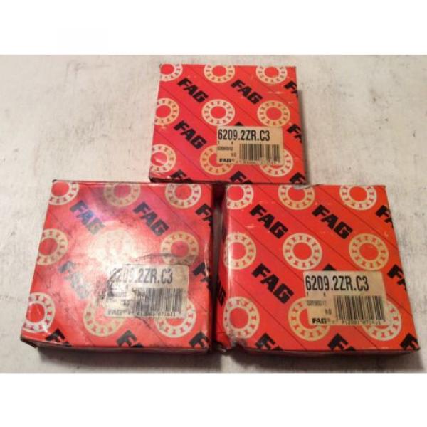 3-FAG /Bearings #6209.2ZR.C3 ,30 day warranty, free shipping lower 48! #1 image