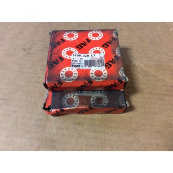 2-FAG Bearings# 6209.2ZR.C3  ,Free shipping to lower 48, 30 day warranty #4 image